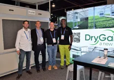 Amir Kandlik, Ziv Shaked, Matthew Dent and David Bovell were at the show to present the DryGair dehumidification systems and how growers can improve their energy efficiency